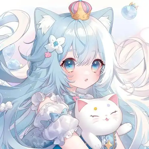 甜系情侣动漫头像 左图